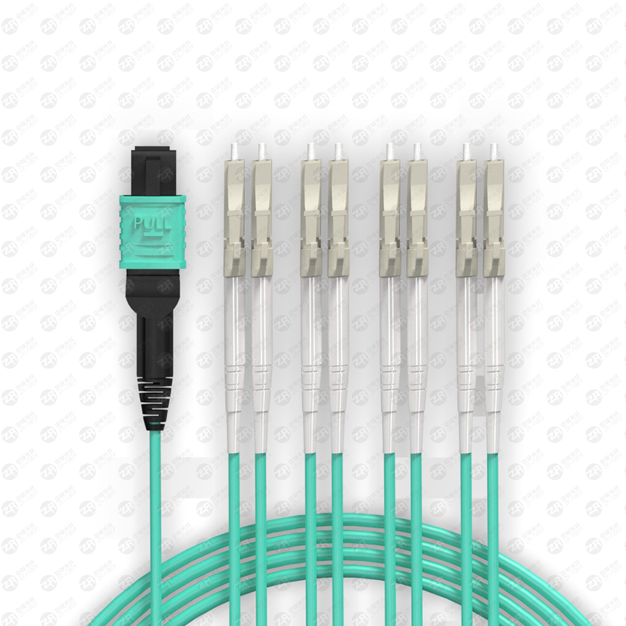 mpo fiber optic patch cord LC